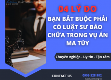04  Lý do bạn bắt buộc phải có luật sư bào chữa trong vụ án ma túy