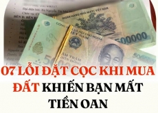 7 lỗi đặt cọc khi mua đất khiến bạn mất tiền oan – LUẬT MẠNH THĂNG CẢNH BÁO!
