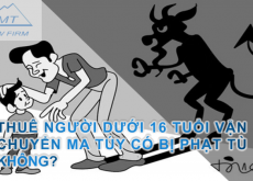 THUÊ NGƯỜI DƯỚI 16 TUỔI VẬN CHUYỂN MA TÚY CÓ BỊ PHẠT TÙ KHÔNG?