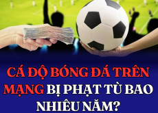 CÁ ĐỘ BÓNG ĐÁ TRÊN MẠNG BỊ PHẠT TÙ BAO NHIÊU NĂM?
