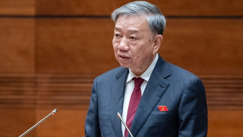 Quốc hội sẽ miễn nhiệm chức vụ Bộ trưởng Bộ Công an với ông Tô Lâm
