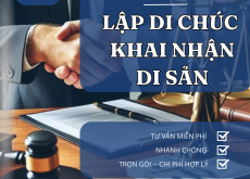 Dịch vụ thừa kế – lập di chúc & khai nhận di sản