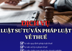 Dịch vụ luật sư tư vấn pháp luật về thuế – Luật Mạnh Thăng