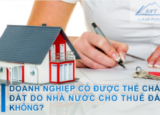 DOANH NGHIỆP CÓ ĐƯỢC THẾ CHẤP ĐẤT DO NHÀ NƯỚC CHO THUÊ ĐẤT KHÔNG?