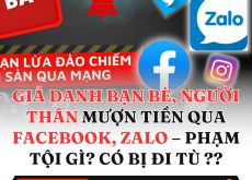 GIẢ DANH BẠN BÈ, NGƯỜI THÂN MƯỢN TIỀN QUA FACEBOOK, ZALO – PHẠM TỘI GÌ? CÓ BỊ ĐI TÙ KHÔNG?