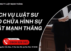 Khi nào nên thuê luật sư bào chữa vụ án hình sự?