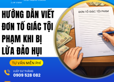 Hướng dẫn viết đơn tố giác tội phạm khi bị lừa đảo hụi
