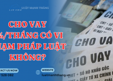 Cho vay lãi 5%/tháng có vi phạm