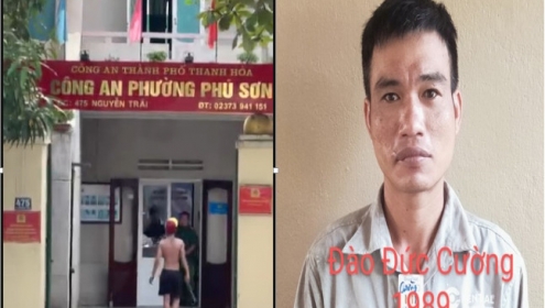 Nam thanh niên cầm tuýp sắt xông vào trụ sở công an phường đập phá