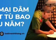 Chứa mại dâm bị phạt tù bao nhiêu năm?