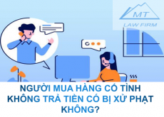 Người mua hàng cố tình không trả tiền có bị xử phạt không?