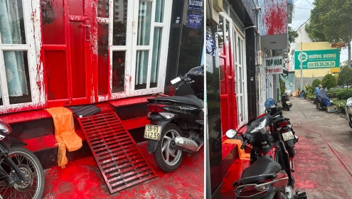 Bị tạt sơn khủng bố vì món nợ 200 triệu của chồng cũ
