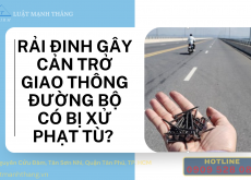 RẢI ĐINH GÂY CẢN TRỞ GIAO THÔNG ĐƯỜNG BỘ CÓ BỊ XỬ PHẠT TÙ KHÔNG? 