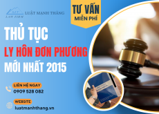 Hướng dẫn thủ tục đơn phương ly hôn mới nhất 2025