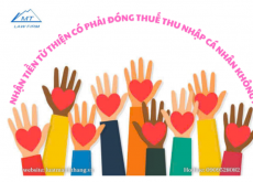 Nhận tiền từ thiện có phải đóng thuế thu nhập cá nhân không?